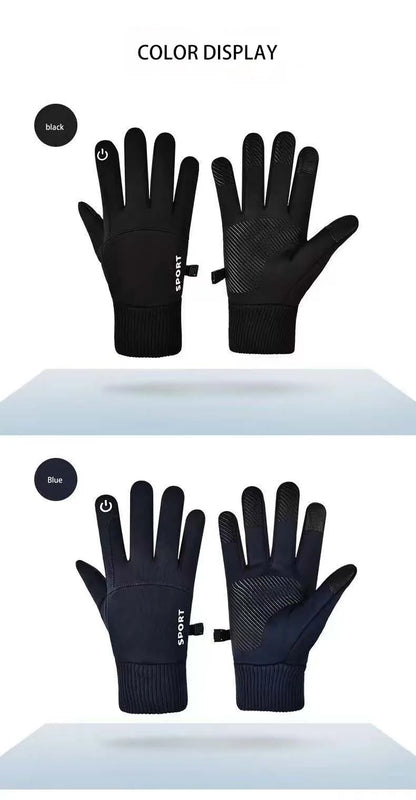 Winter Waterproof Men's Gloves Windproof Sports Fishing Touchscreen Driving Motorcycle Ski Non-slip Warm Cycling Women Gloves