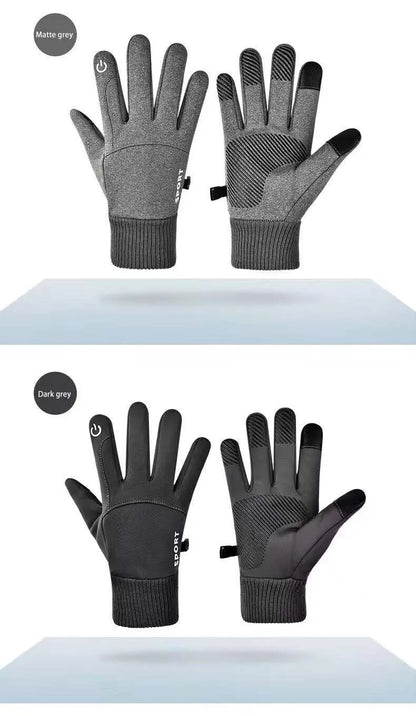 Winter Waterproof Men's Gloves Windproof Sports Fishing Touchscreen Driving Motorcycle Ski Non-slip Warm Cycling Women Gloves