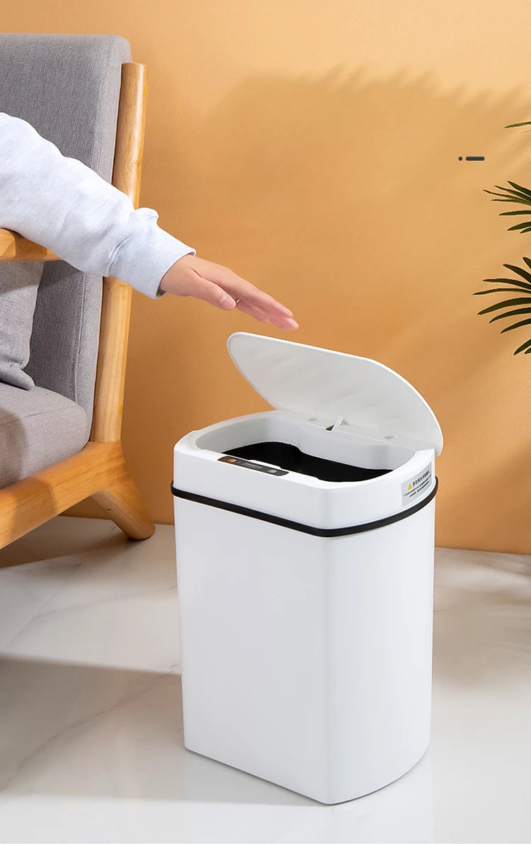 Smart trash can for kitchen House Smart home Dustbin Wastebasket Bathroom automatic sensor trash can garbage bin cleaning tools