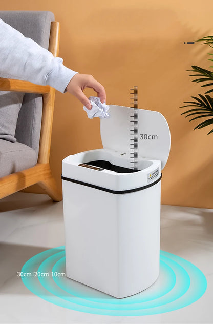 Smart trash can for kitchen House Smart home Dustbin Wastebasket Bathroom automatic sensor trash can garbage bin cleaning tools