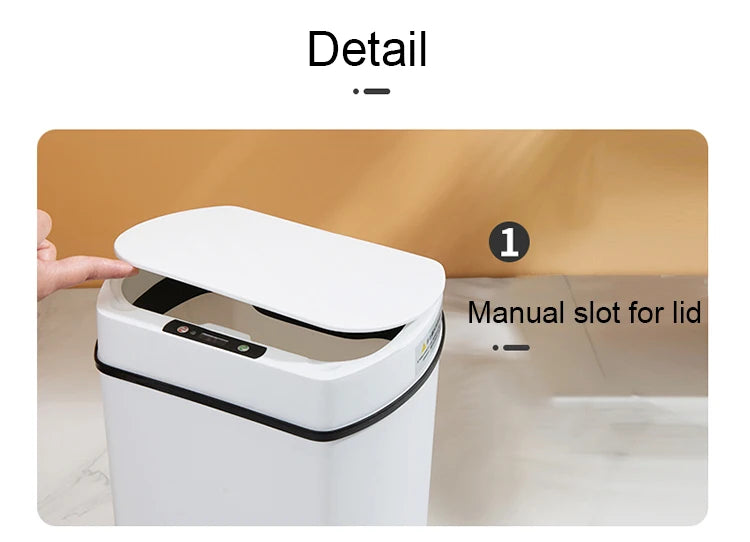 Smart trash can for kitchen House Smart home Dustbin Wastebasket Bathroom automatic sensor trash can garbage bin cleaning tools